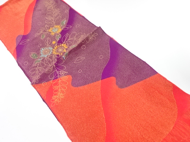 未使用品　正絹　帯揚げ